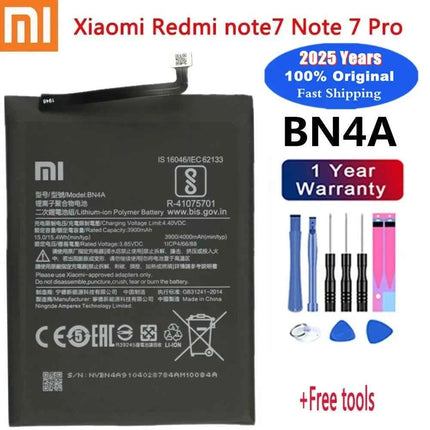 New 100% Original Battery For Xiaomi MI Redmi Note K20 K30 Pro 5 7 8 9 9S 9T 10 10X 10T 10X 11T 11 Ultra 11T POCO X3 F2 4X Pro