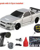 Upgraded Gyro 1/43 RC Drifting Car Racing RTR 4WD High Speed Radio Control Model 2.4G Drift Race Vehicle Mini Gifts