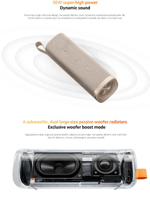 Versione globale Xiaomi Sound Outdoor 30W Altoparlante portatile Batteria ultra lunga durata 12 ore IP67 Bluetooth 5.4 TWS Stereo Combo