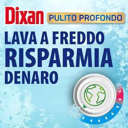Dixan Classic Deep Clean, Washing Machine Detergent dust to eliminate stubborn stains, consisting of 95 washes