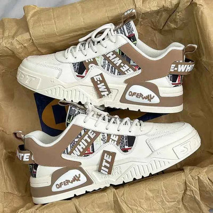 Scarpe da ginnastica in pelle moda casual Nuove scarpe da skateboard da uomo Scarpe da corsa sportive da esterno Escursionismo Piattaforma da tennis Calzature di lusso