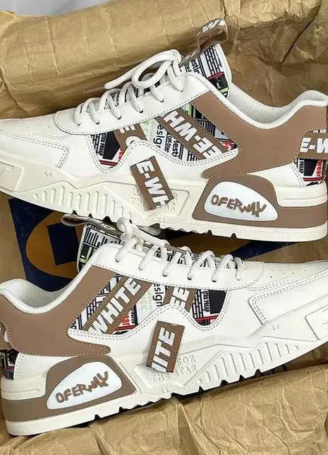 Scarpe da ginnastica in pelle moda casual Nuove scarpe da skateboard da uomo Scarpe da corsa sportive da esterno Escursionismo Piattaforma da tennis Calzature di lusso