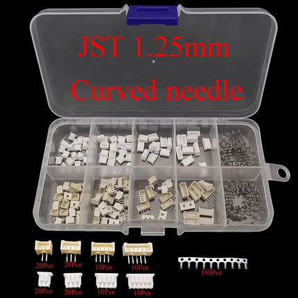 1 scatola SH 1.0/JST 1.25/ZH 1.5/PH 2.0/XH 2.54 Spina maschio Presa femmina Kit terminale alloggiamento Connettore intestazione pin orizzontale verticale