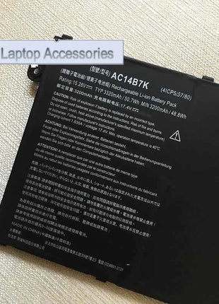 CHJ F  New AC14B7K 41CP5/57/80 Laptop battery For Acer Spin 5 SP515-51GN,Swift SF314-52,314-54 Nitro 5 SPIN NP515 N17W7 N17P3