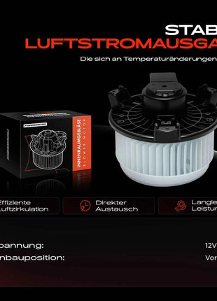 Motore del ventilatore interno Frankberg 1x per Kubota M100 M126 M135 M5040 M5140 M6040 M6060 M7040 3C58172150