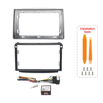 9 pollici Per ALFA ROMEO MITO 2008 Radio Telaio DVD Stereo Pannello Dash Mount Trim Kit Cablaggio Cavo di Alimentazione Cavo Canbus Decoder