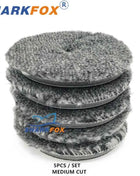 Sharkfox 5/6 Inch (125mm/150mm)Mix Color Wool Polishing Pad High Density Lamb Woollen Car body Polish Wheel Buffing Pad