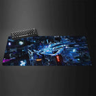 Asus Rog Mause Pad Anime Mouse Mats Gaming Computer Desk Mat Mouse Carpet Pc Accessories Gamer Mouse Pad Speed Rubber Mat