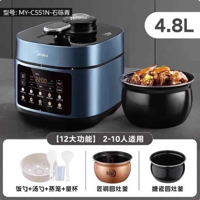 Pentola a Pressione Elettrica Midea Multifunzione - Rice Cooker Automatico CED