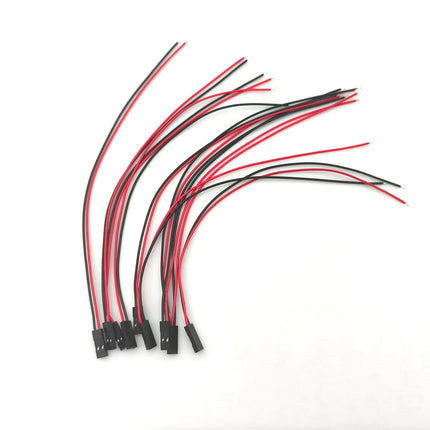 10/20 Pz 2 Pin Femmina Jumper Wire Connettore Cavo di Prolunga 10 cm/20 cm/30 cm di Lunghezza Per Cavo Dupont stampante 3D