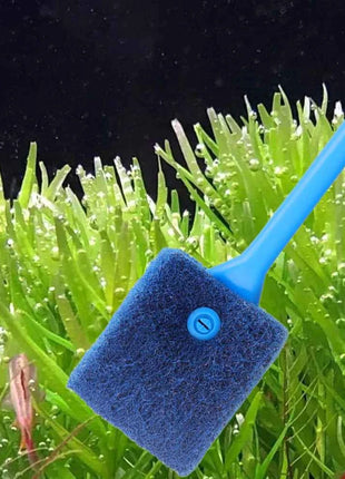 Aquarium Cleaning Brushes for Glass Acrylic Fish Tank Algae Clean Double Sided Algae Scraper Sponge Aquarium Cleaning Tools