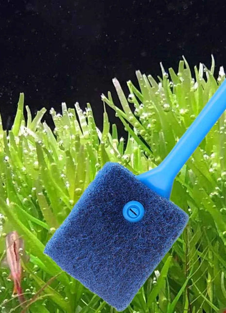 Aquarium Cleaning Brushes for Glass Acrylic Fish Tank Algae Clean Double Sided Algae Scraper Sponge Aquarium Cleaning Tools