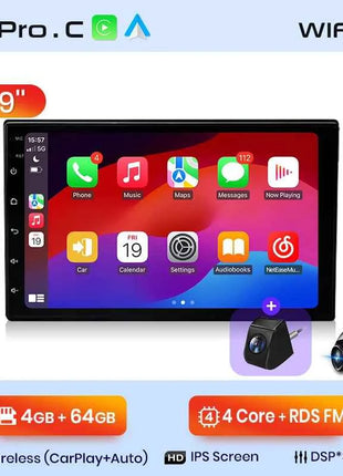 Junsun Qualcomm 8-Core 360 View Camera Universal Stereo 7" 9" 10" Car Radio CarPlay Android Auto Multimedia Player GPS DSP WiFi