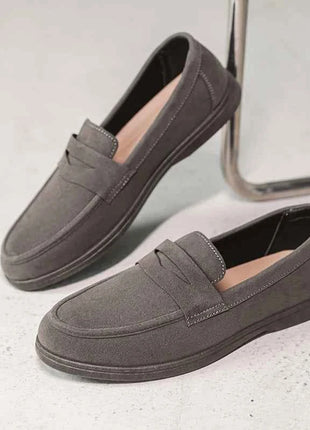 Hot Sale Men's Slip On Loafers Preppy Lightweight Breathable Comfort Outdoor Flats Non Slip Soft Sole Casual Daily Walking Shoes