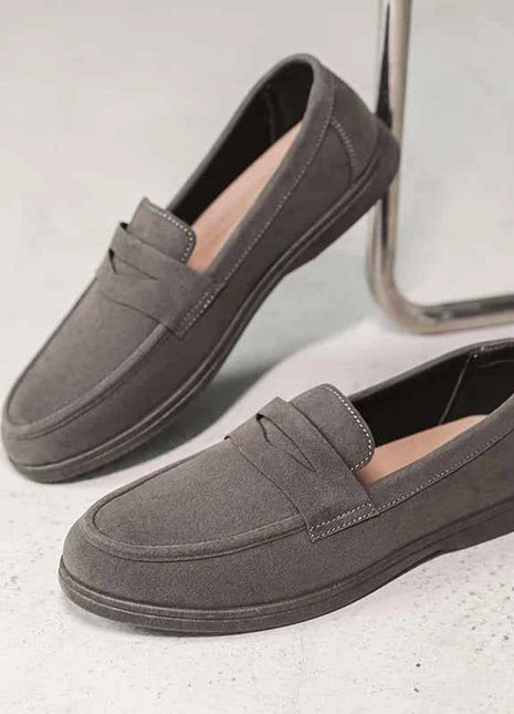 Hot Sale Men's Slip On Loafers Preppy Lightweight Breathable Comfort Outdoor Flats Non Slip Soft Sole Casual Daily Walking Shoes