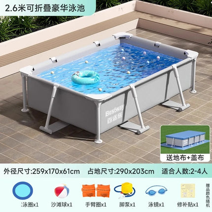 Staffa per piscina casa per bambini grande nuoto per adulti famiglia piscina per bambini piscina da bagno all'aperto per adulti