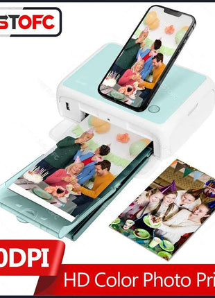 300dpi CP4000l 4x6 Inch Portable Full Color Photo Picture Printer Mini Househeld Thermal Sublimation and Paper Ribbon Home use