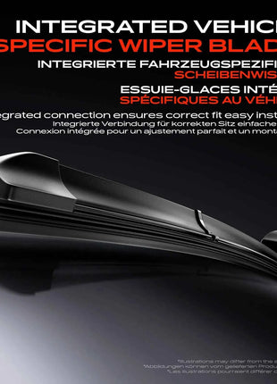 Frankberg 2x Spazzole tergicristallo anteriori sinistra e destra per Alfa Romeo 147 937 GT 1.6L 1.9L 2.0L 2005-2010