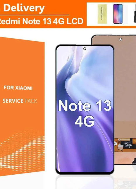 Per Xiaomi Redmi Nota 13 4G Display LCD Touch Digitizer Assembly con Telaio 23129RAA4G 23124RA7EO Sostituzione Dello Schermo Compatibile