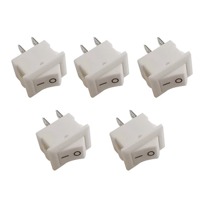 10 pz 10x15mm KCD11 2pin interruttore a pulsante SPST 3A 250V AC Snap-in barca interruttore a bilanciere ON/OFF 10*15MM nero rosso bianco