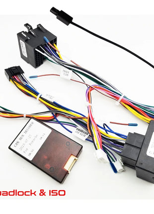 CAN BUS Decoder 16 Pin Wiring Harness ISO Quadlock Cable Connector for Porsche 911 996 Mk2 997 Cayenne E1 Boxster Cayman