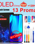 PINZHENG High Quality INCELL LCD OLED Screen for iPhone 14 Pro 15 Plus 13 Pro Max Display for iPhone Replacement with Tools