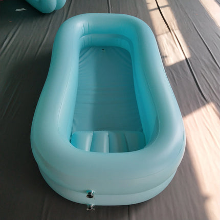 Vasca da Bagno Gonfiabile in PVC per Uso Medico, Piscina Gonfiabile in PVC, Vasca da Bagno Gonfiabile Anti-Caduta, Piscina Gonfiabile Medica a Doppio Tubo, Vasca per Assistenza Infermieristica