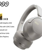 QCY H3S -56dB Adaptive ANC Over Ear Headphone Hi-Res LDAC Spatial Sound Wireless Earphone Bluetooth 6.0 Dual Driver 102H Headset