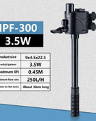 Fish tank submersible pump Built-in filter pump Oxygen wave aquarium filter matching pump
