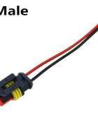 Set di connettori per cavi elettrici impermeabili sigillati a 2 pin con cavo automatico