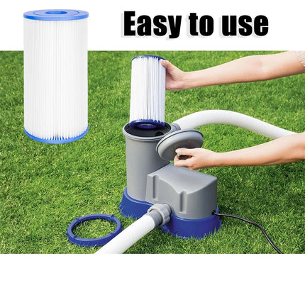 1-6pcs Tipo III Cartuccia del filtro della piscina per Bestway 58012E Tipo III/A Cartuccia della pompa del filtro della piscina esterna Parte di ricambio