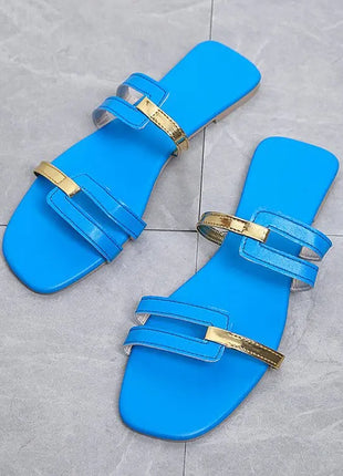 Women's Shoes Summer Flats Flip Flops Dress Shallow Casual Women's Slides Rome Open-toe Slippers for Women Slingback Sandals 2023