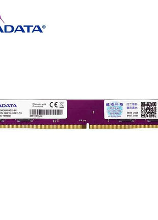 Ram ADATA PC ddr4 Ram 8GB 16GB 2666MHz Or 3200MHz DIMM Desktop Memory Support Motherboard PC4 4G 8G 16G 2666 2400 MHZ