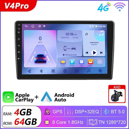 Podofo 10" CarPlay Android Radio For FIAT 500L 2012-2017 Car Multimedia Player GPS Stereo 4G Autoradio IPS Intelligent System