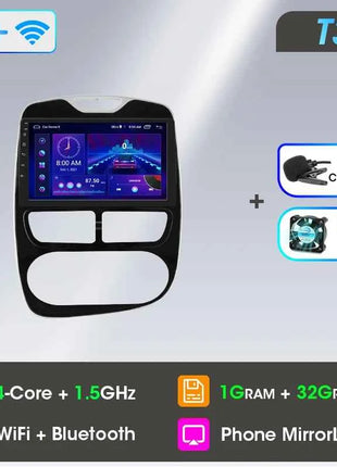 Srnubi 2 Din Android Carplay Car Radio for Renault Clio 4 2012 - 2019 Multimedia Player 2Din GPS Stereo 4G WIFI DVD Head Unit