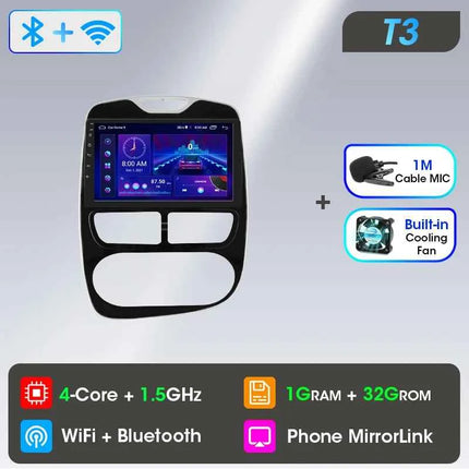 Srnubi 2 Din Android Carplay Car Radio for Renault Clio 4 2012 - 2019 Multimedia Player 2Din GPS Stereo 4G WIFI DVD Head Unit