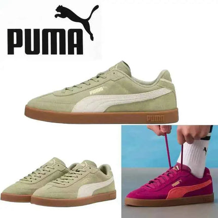 Nuove Sneakers PUMA Unisex 2026 in Suede Retro Low Top 400717-23/24 con Logo in Lamina Dorata e Blocchi di Colore