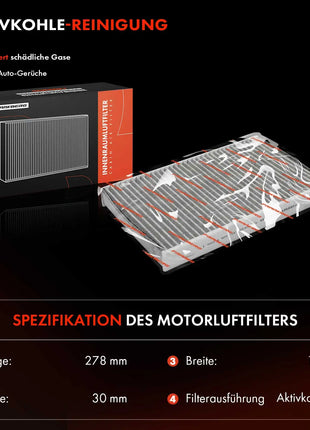 Filtro Abitacolo Frankberg 1x con Carbone Attivo per Maserati Ghibli M157 Levante Quattroporte 670005021 PC99302C