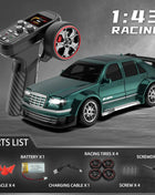 KF30 1:43 4WD RC Car With Gyroscope & Dual Motor System 2.4G Full-Proportional RC High Speed Racing Car LED Lights Toys Gifts