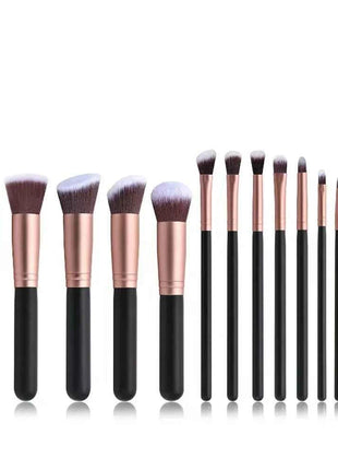 14 PCS Makeup Brush Set With Illuminated Mirror Portable Short Handle LED Light USB Rechargeable Makeup Brushes Kit