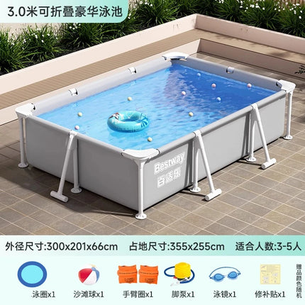 Staffa per piscina casa per bambini grande nuoto per adulti famiglia piscina per bambini piscina da bagno all'aperto per adulti