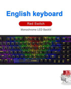 E-YOOSO Z94 USB Mechanical Gaming Keyboard Wired Monochrome Backlit 94 Key Russian Brazilian Portuguese for Compute Laptop PC