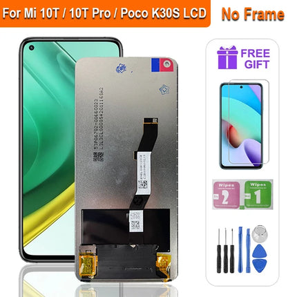 6.67 ''IPS LCD Per Xiaomi Mi 10T 5G 10T Pro 5G LCD M2007J3SG Display Per Redmi K30s LCD M2007J3SC Display Parti di Ricambio