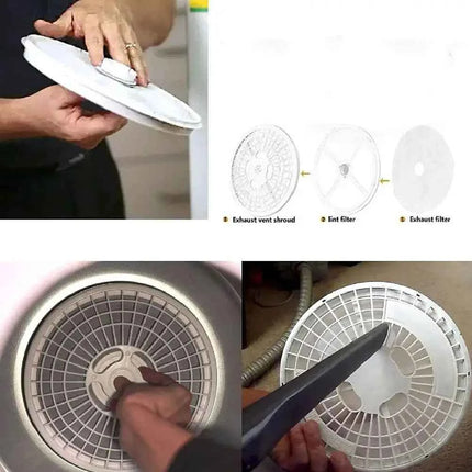 10 Pieces Clothes Dryer Exhaust Filter Universal Portable Dryer Lint Filter Replacement Filter Housing 235mm*34mm Lint Filter