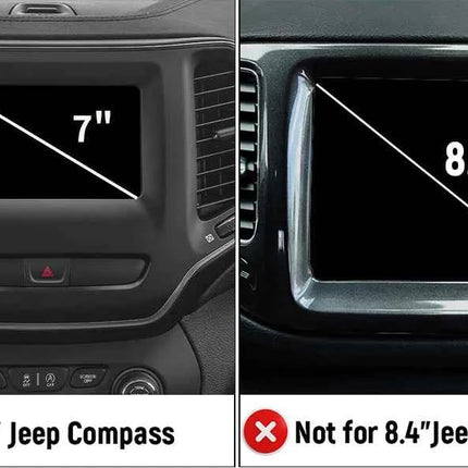 TDO-WXGA0700K00057-V1 TDO-WXGA0700K00033-V2 7 Inch Uconnect LCD Display For Jeep Compass 2017-2020 Car Navigation LCD Screen