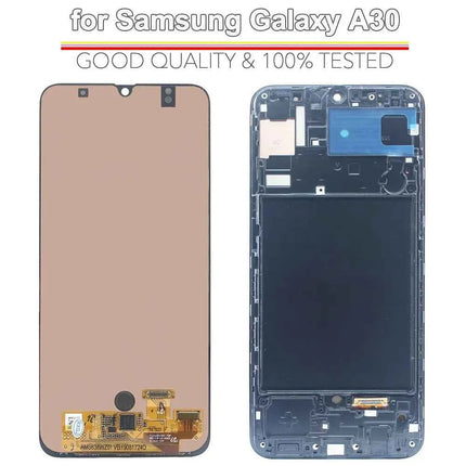 Display LCD AMOLED per Samsung Galaxy A30, Schermo Touch con Digitalizzatore, Assemblaggio Completo con Cornice per Samsung A30 A305F A305G