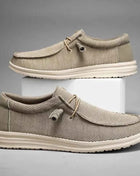 Dude Canvas Shoes Men Casual Slip on Shoes Alpargatas Hombre Moccasins Mocassin Homme Lightweight Breathable Plus Big Size 50