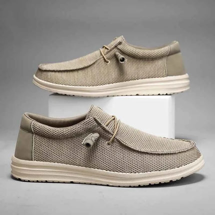 Dude Canvas Shoes Men Casual Slip on Shoes Alpargatas Hombre Moccasins Mocassin Homme Lightweight Breathable Plus Big Size 50