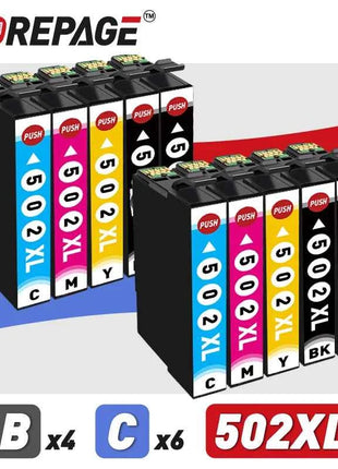T502XL 502XL 502 XL Ink Cartridge Compatible For Epson XP-5100 XP-5105 WF-2860DWF WF-2865DWF WF-2880 WF-2885 Inkjet Printer