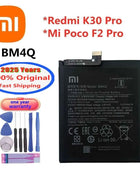 New 100% Original Battery For Xiaomi MI Redmi Note K20 K30 Pro 5 7 8 9 9S 9T 10 10X 10T 10X 11T 11 Ultra 11T POCO X3 F2 4X Pro
